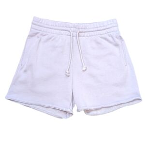 TNA Airy AF Fleece Sweat Shorts Womens Size Small Light Purple Drawstring